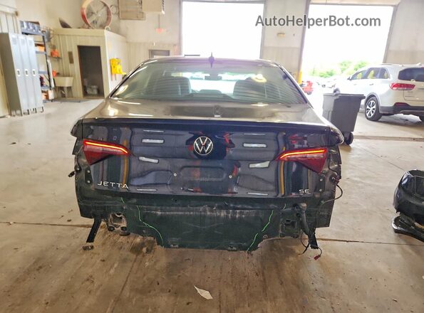 3VW7M7BU7NM034160 2022 VOLKSWAGEN JETTA Black Widok z tyłu