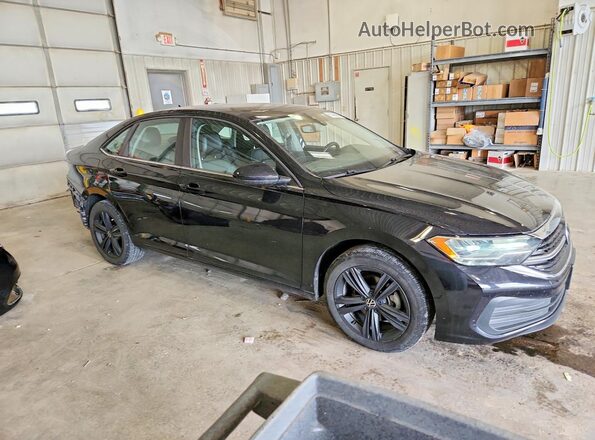 3VW7M7BU7NM034160 2022 VOLKSWAGEN JETTA Black Przód prawy
