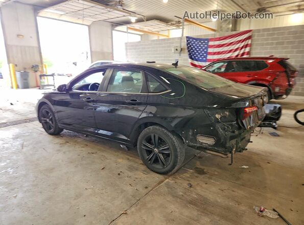 3VW7M7BU7NM034160 2022 VOLKSWAGEN JETTA Black Tył lewy