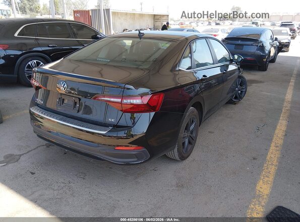 3VW7M7BU7RM075555 2024 VOLKSWAGEN JETTA Черный Задняя правая четверть