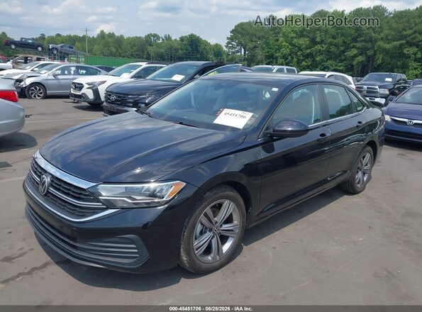 3VW7M7BU8RM029233 2024 VOLKSWAGEN JETTA Черный Передняя левая четверть