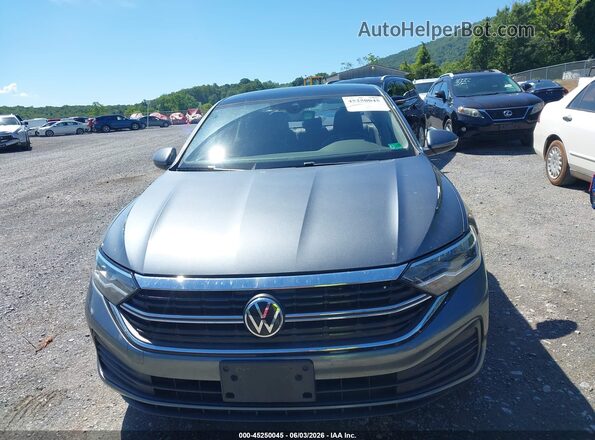 3VW7M7BU9PM040156 2023 VOLKSWAGEN JETTA Серый Вид задней части салона