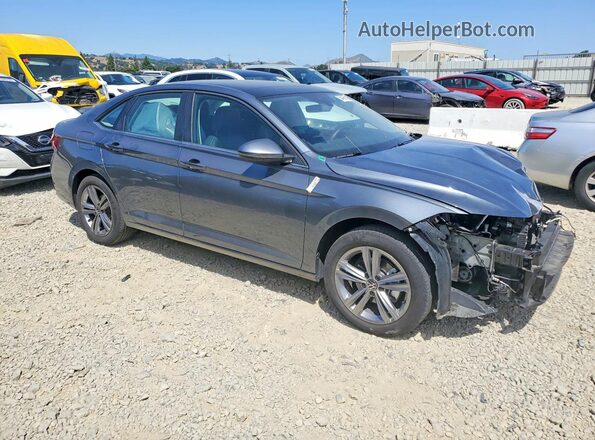 3VW7M7BU9RM075461 2024 VOLKSWAGEN JETTA Серый Передняя правая четверть