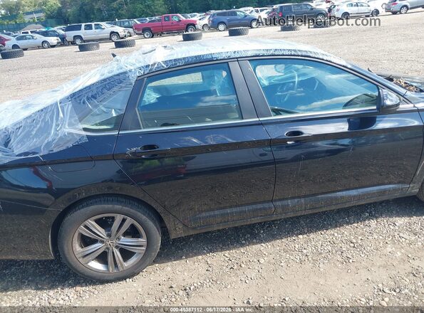 3VW7M7BUXPM035564 2023 VOLKSWAGEN JETTA Black უკანა სალონის ხედი