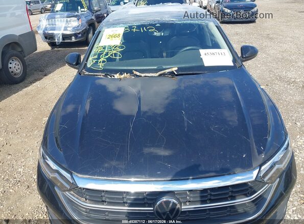 3VW7M7BUXPM035564 2023 VOLKSWAGEN JETTA Black ხელსაწყოთა პანელის ხედი