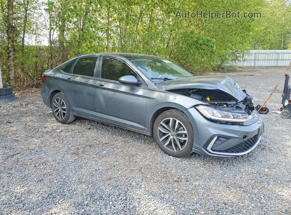 3VW7X7BU3SM087439 2025 VOLKSWAGEN JETTA Серый Передняя правая четверть