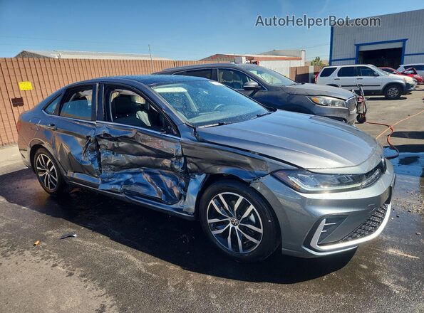 3VW7X7BU4SM072285 2025 VOLKSWAGEN JETTA Gray Вид наклейки з VIN-кодом