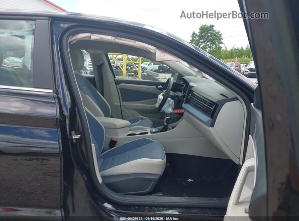 3VW7X7BU9SM004192 2025 VOLKSWAGEN JETTA Black Widok wnętrza z przodu