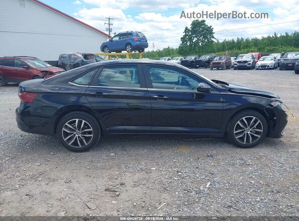 3VW7X7BU9SM004192 2025 VOLKSWAGEN JETTA Black Widok wnętrza z tyłu