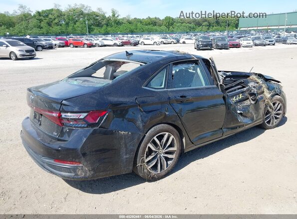 3VW7X7BUXSM028565 2025 VOLKSWAGEN JETTA Черный Задняя правая четверть