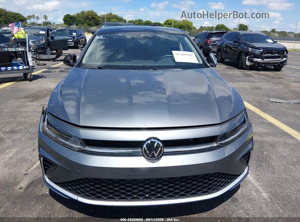 3VW7X7BUXSM074994 2025 VOLKSWAGEN JETTA Gray Вид щитка приладів