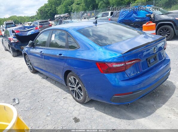 3VWAM7BU1PM024491 2023 VOLKSWAGEN JETTA Blue Trasero izquierdo