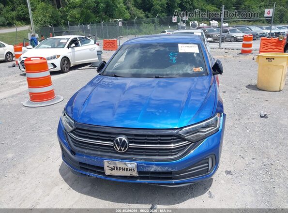 3VWAM7BU1PM024491 2023 VOLKSWAGEN JETTA Blue Vista del cuadro de instrumentos