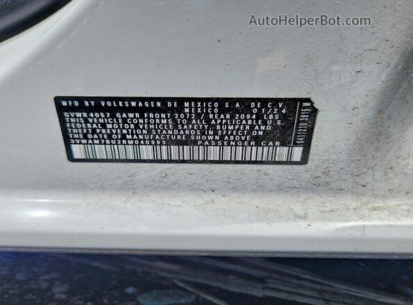 3VWAM7BU2RM040993 2024 VOLKSWAGEN JETTA White 