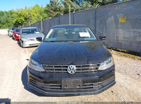 3VWB67AJ0JM211346 2018 VOLKSWAGEN JETTA Black Вид щитка приладів