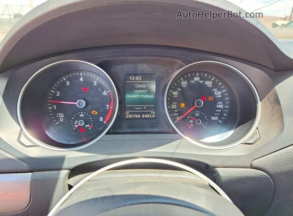 3VWB67AJ4HM316420 2017 VOLKSWAGEN JETTA Серебряный Вид щитка приборов