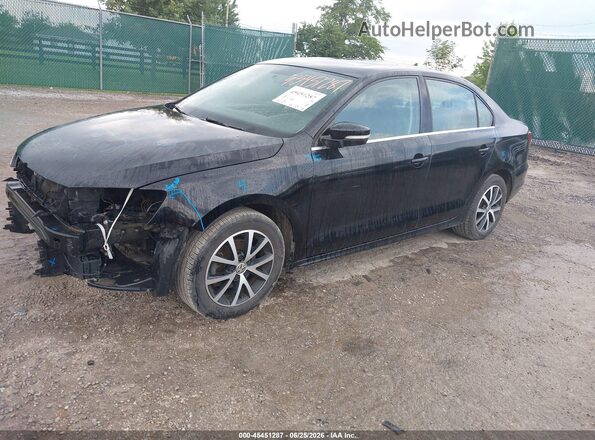 3VWB67AJ6HM235872 2017 VOLKSWAGEN JETTA Black Առջևի ձախ երեք քառորդ տեսարան