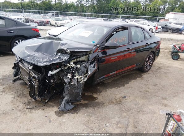 3VWBM7BU3PM017952 2023 VOLKSWAGEN JETTA Black წინა მარცხენა ხედი სამი მეოთხედიდან