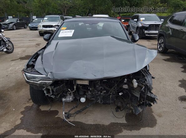3VWBM7BU9PM034674 2023 VOLKSWAGEN JETTA Серый Вид задней части салона