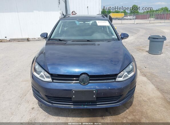 3VWC17AU0HM504459 2017 VOLKSWAGEN GOLF Dark Blue Սարքավորումների վահանակի տեսք