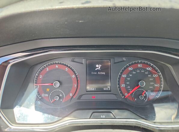 3VWC57BU0KM075852 2019 VOLKSWAGEN JETTA Black Вид щитка приладів