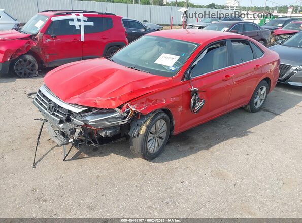 3VWC57BU0KM199717 2019 VOLKSWAGEN JETTA Orange Առջևի ձախ երեք քառորդ տեսարան
