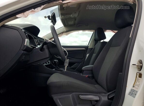 3VWC57BU0LM105353 2020 VOLKSWAGEN JETTA White Widok wnętrza z przodu