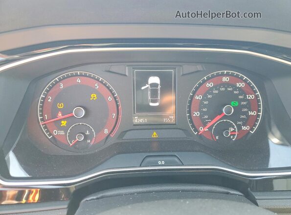 3VWC57BU0MM002998 2021 VOLKSWAGEN JETTA Серый Вид щитка приборов