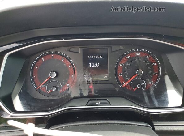3VWC57BU0MM007747 2021 VOLKSWAGEN JETTA Синий Вид щитка приборов