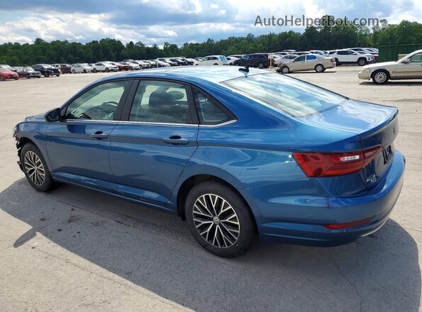 3VWC57BU0MM007747 2021 VOLKSWAGEN JETTA Синий Задняя левая четверть