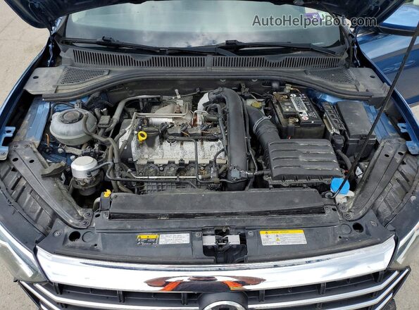 3VWC57BU0MM007747 2021 VOLKSWAGEN JETTA Синий Вид задней части салона