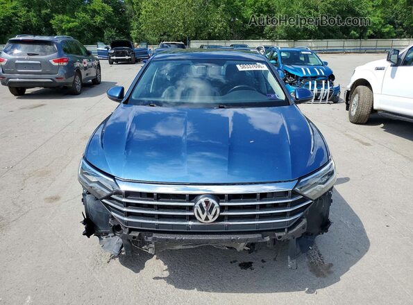 3VWC57BU0MM007747 2021 VOLKSWAGEN JETTA Синий Вид спереди