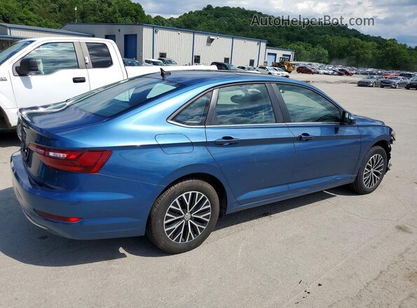 3VWC57BU0MM007747 2021 VOLKSWAGEN JETTA Синий Задняя правая четверть