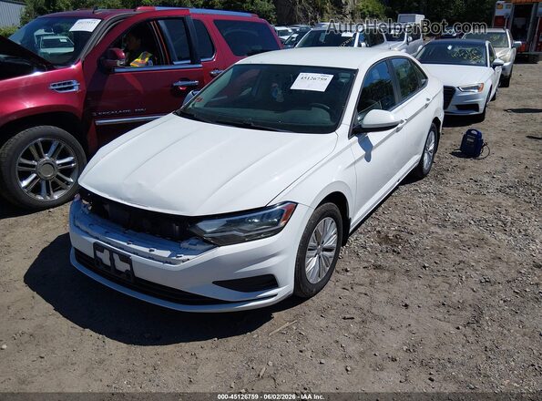 3VWC57BU1KM020567 2019 VOLKSWAGEN JETTA White Առջևի ձախ երեք քառորդ տեսարան