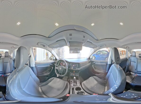3VWC57BU1KM245314 2019 VOLKSWAGEN JETTA Белый Панорамный вид салона 360°