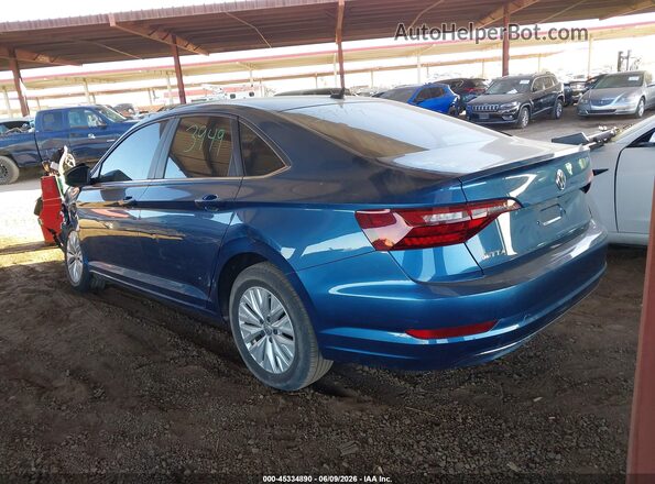 3VWC57BU1LM087607 2020 VOLKSWAGEN JETTA Blue Задня ліва чверть