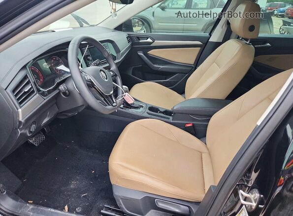 3VWC57BU1LM095500 2020 VOLKSWAGEN JETTA Black Widok wnętrza z przodu