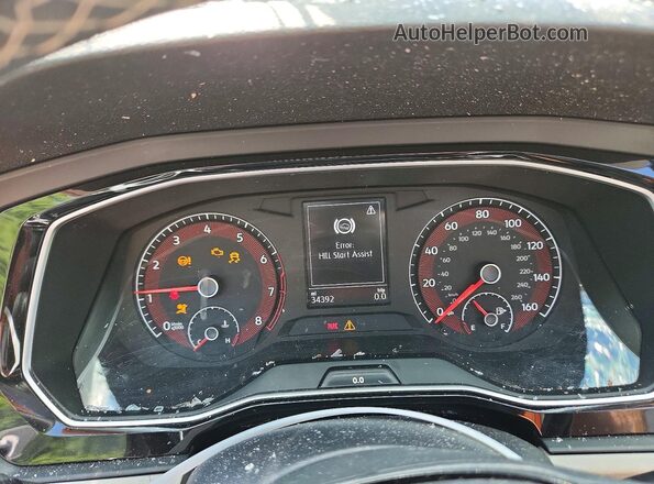 3VWC57BU1MM104021 2021 VOLKSWAGEN JETTA Черный Вид щитка приборов