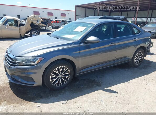 3VWC57BU2MM048543 2021 VOLKSWAGEN JETTA Blue Передня ліва чверть