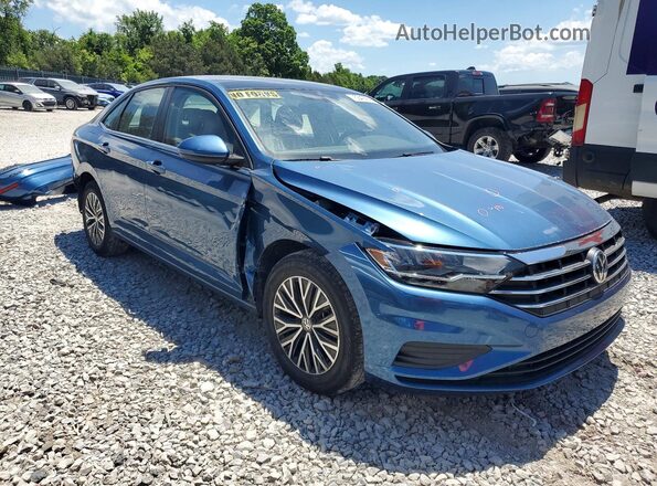 3VWC57BU2MM091666 2021 VOLKSWAGEN JETTA Blue Առջևի աջ