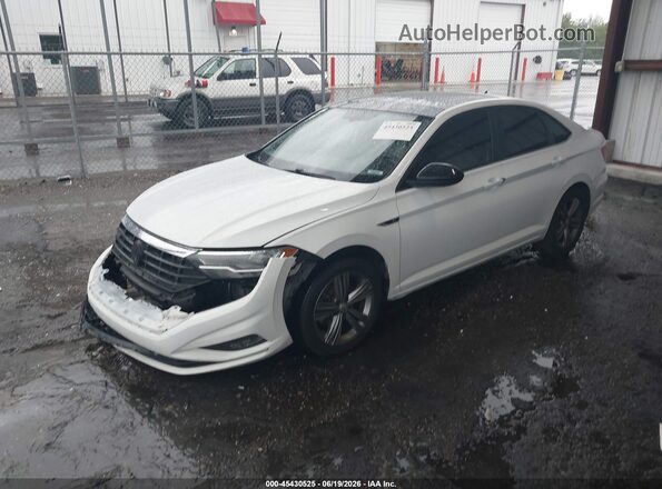 3VWC57BU3KM085632 2019 VOLKSWAGEN JETTA White წინა მარცხენა ხედი სამი მეოთხედიდან