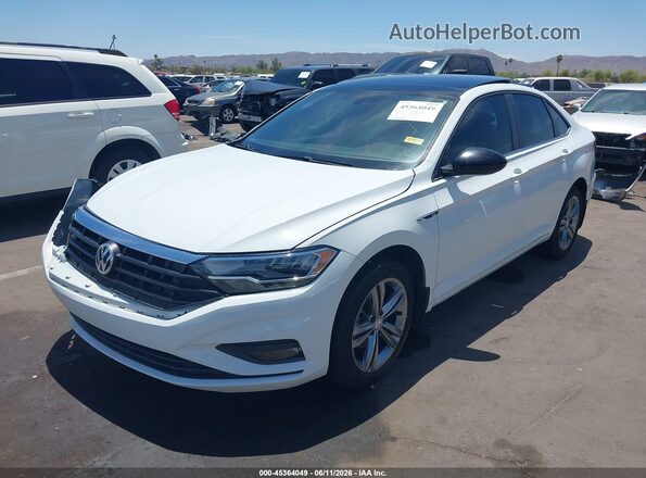 3VWC57BU3KM227526 2019 VOLKSWAGEN JETTA Белый Передняя левая четверть