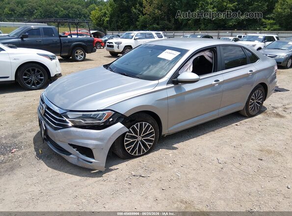 3VWC57BU3MM066453 2021 VOLKSWAGEN JETTA Silver Առջևի ձախ երեք քառորդ տեսարան