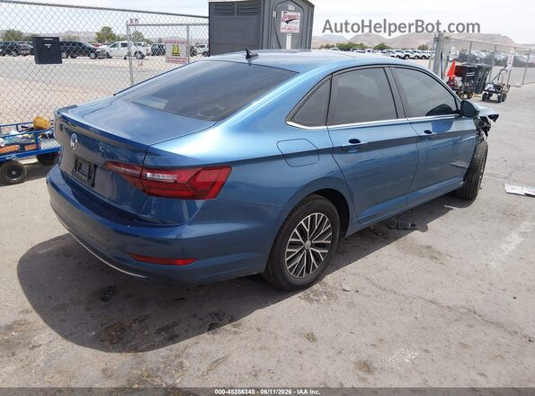 3VWC57BU3MM091062 2021 VOLKSWAGEN JETTA Blue Trasero derecho