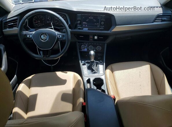 3VWC57BU4KM064465 2019 VOLKSWAGEN JETTA White Widok deski rozdzielczej