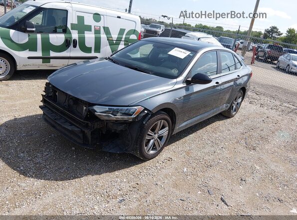 3VWC57BU4KM068130 2019 VOLKSWAGEN JETTA Gray წინა მარცხენა ხედი სამი მეოთხედიდან