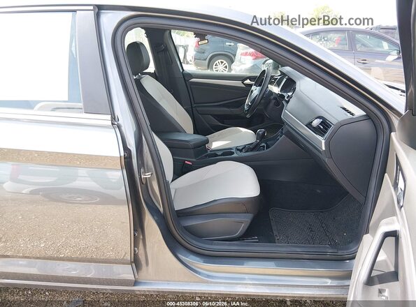 3VWC57BU4KM068130 2019 VOLKSWAGEN JETTA Gray წინა სალონის ხედი
