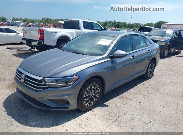 3VWC57BU4KM140556 2019 VOLKSWAGEN JETTA Gray წინა მარცხენა ხედი სამი მეოთხედიდან