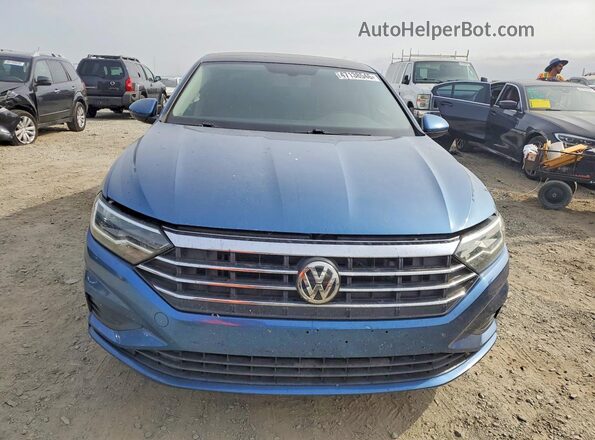 3VWC57BU4KM161097 2019 VOLKSWAGEN JETTA Blue წინა ხედი