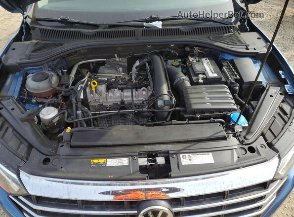 3VWC57BU4KM161097 2019 VOLKSWAGEN JETTA Blue უკანა სალონის ხედი